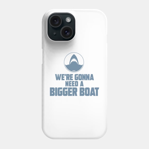 JAWS Movie We`re Gonna Need A Bigger Boat Phone Case by Naumovski