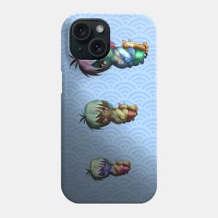 three thinking dark elves with cats Phone Case