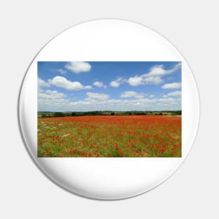 Poppy Field Pin