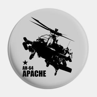 AH-64 Apache (Small logo) Pin