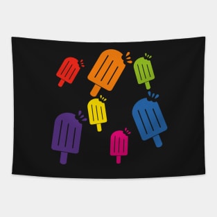 bright popsicle pattern Tapestry