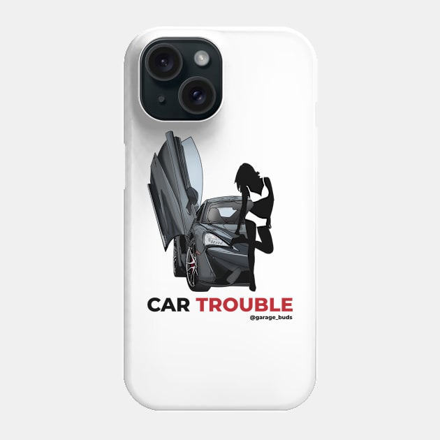 Car Trouble Phone Case by Garage Buds