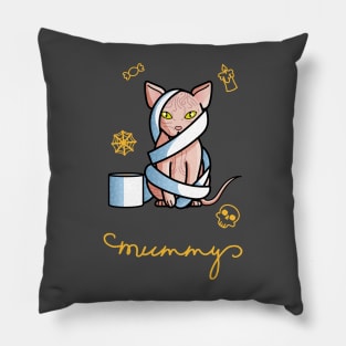 Mummy Cat Pillow