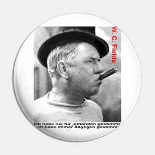 W.C. Fields 001 Pin