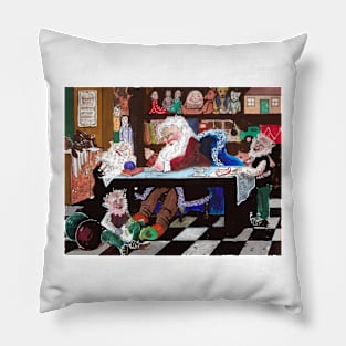 Santa's workshop Pillow