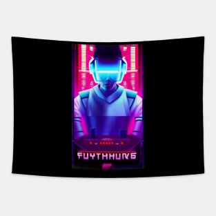 Retro Future - Tee Poster - 002 Tapestry