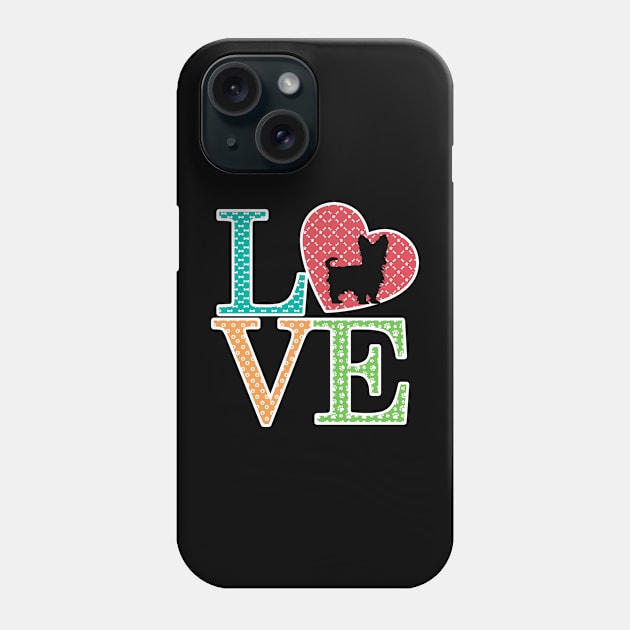 Love morkie best morkie Phone Case by williamarmin