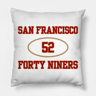 SAN FRANCISCO 49ERS PATRICK WILLIS #52 Pillow