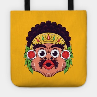 Balinese Mask Tote