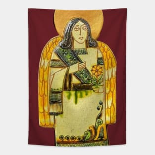 Ukraine christmas angel decor Tapestry