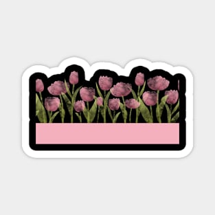 Spring Tulips | Black Magnet