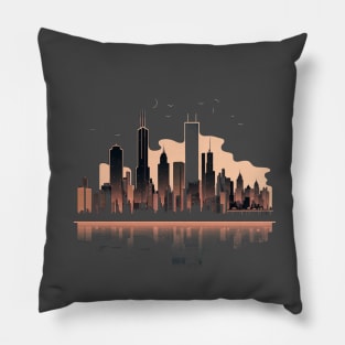 Chicago Skyline Pillow