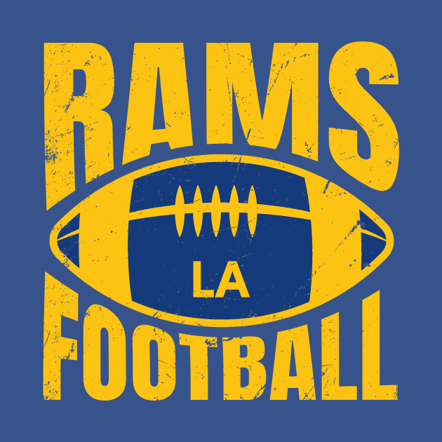 Rams LA Football by V x Y Creative