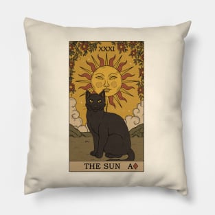 The Sun - Cats Tarot Pillow