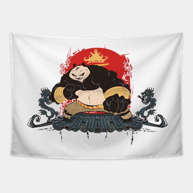 PO'S BEEN LIFTING Tapestry by Figzy