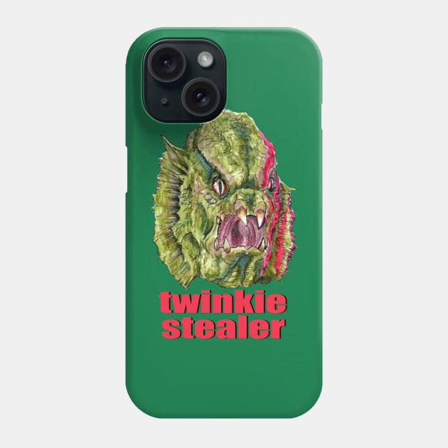 Twinkie Stealer Phone Case by CroctopusArt