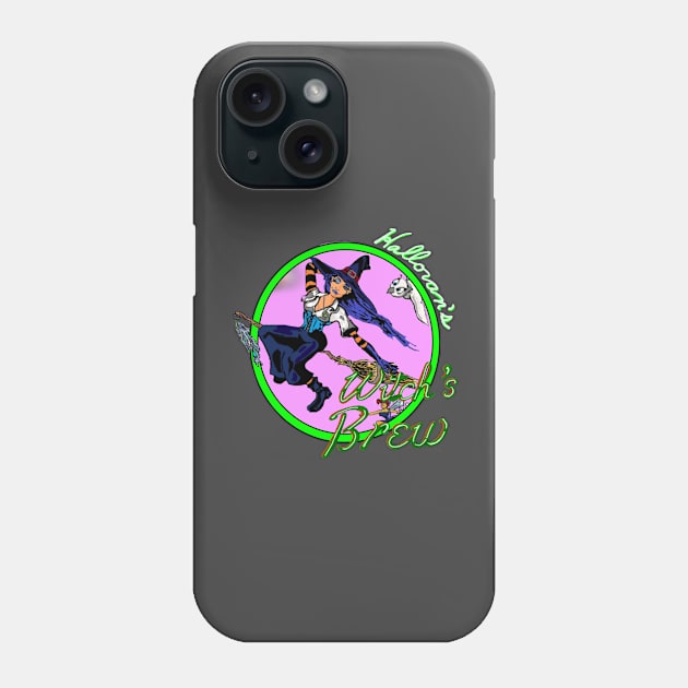 Halloran's Witch's Brew Variant 5 Phone Case by Halloran Illustrations