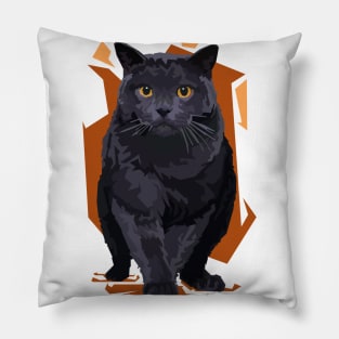 black cat Pillow