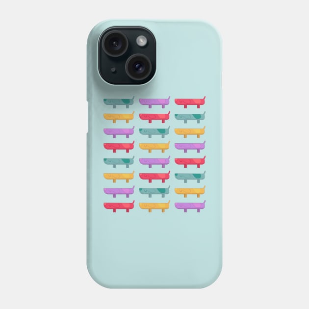 Long Dog Phone Case by Cat Bone Design