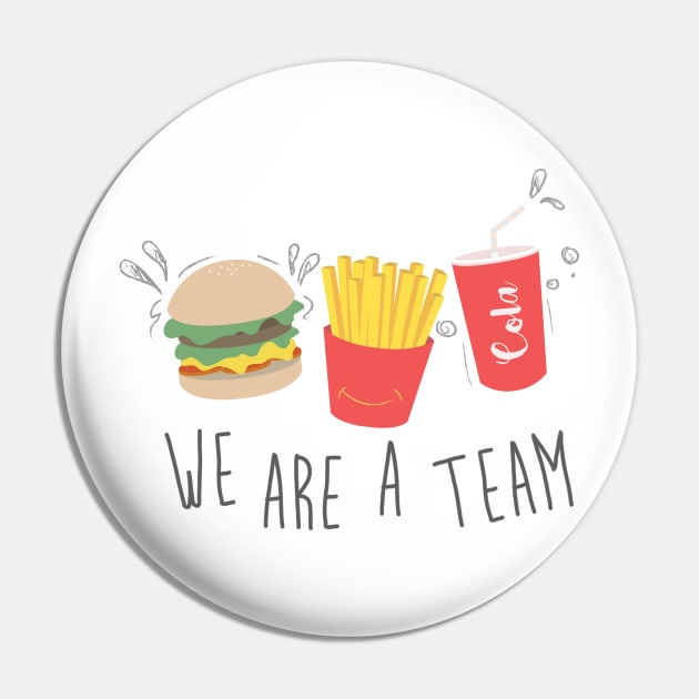 We are A Team Pin by thedailysoe