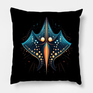 Patriotic Stingray Pillow