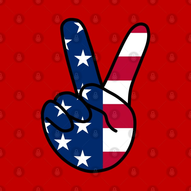 USA V Sign by DiegoCarvalho