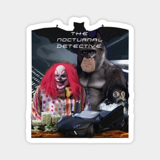 The Nocturnal Detective Superhero Parody Gothic Hero Magnet