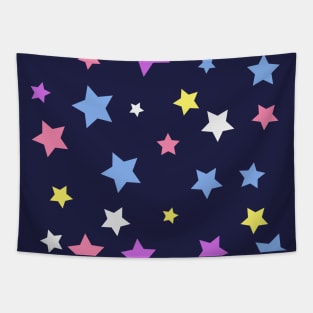 Colorful stars pattern Tapestry