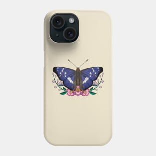 Purple Emperor Butterfly Phone Case