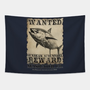 Sunbeam Scoundrel Wanted Poster Tapestry