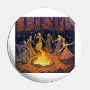 Coven of Witches Witchcore Pin