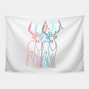 Tri-Elk Tapestry