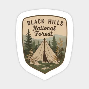Black Hills National Forest Camping Magnet