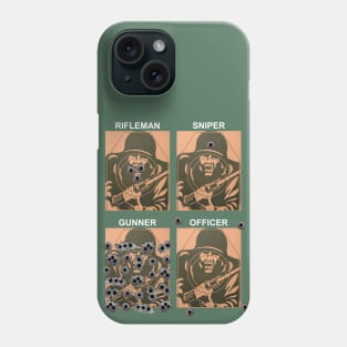 So Shoot Me! How each Army Rank Shoots Phone Case