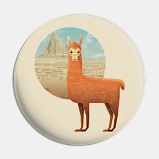 Desert Llama Pin