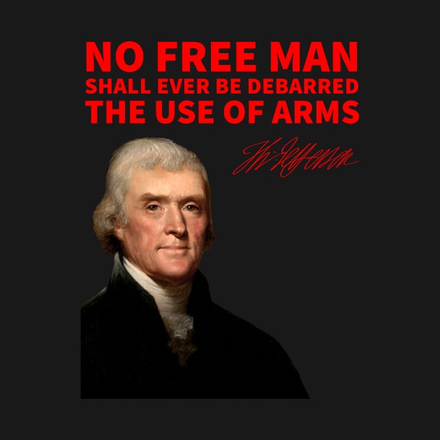 Thomas Jefferson on the Right to Keep and Bear Arms by Retro Patriot