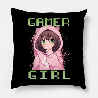 Gamer Girl Anime Cosplay Pillow