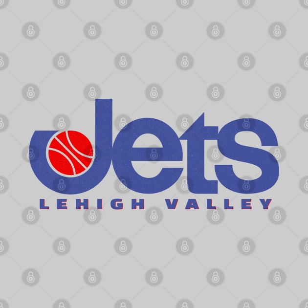 Defunct Lehigh Valley Jets CBA Basketball 1979 by LocalZonly