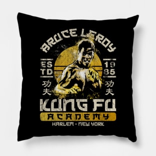 Vintage Bruce Leroy Kung Fu Academy Pillow