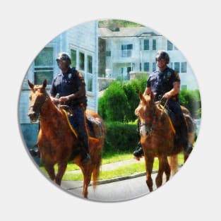 Police - Two Mounted Police Pin