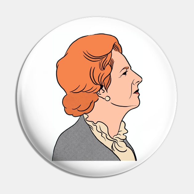 Margaret Thatcher Pin by TwoSeventy (270)