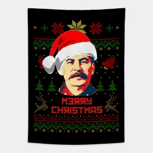 Joseph Stalin Merry Christmas Tapestry