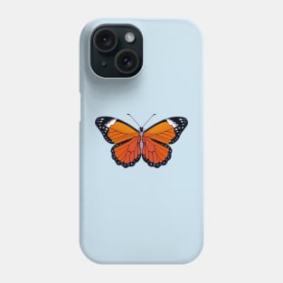 Orange Butterfly Phone Case