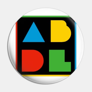 ABDL Logo Color Block - Black Pin