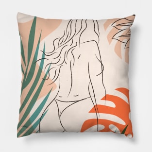 Beach Girl 02 Pillow