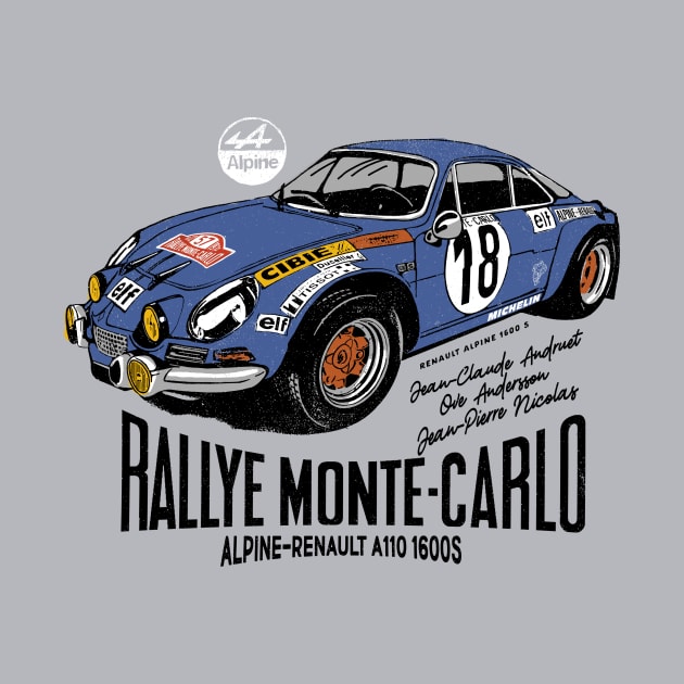 RENAULT ALPINE MONTECARLO RACE by KUMAWAY