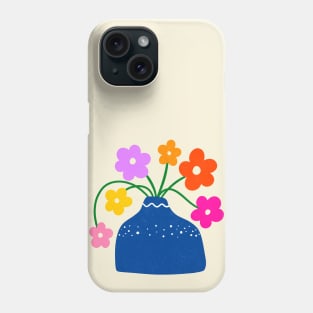 Flowers in a Vase Cute Bold Colors Phone Case