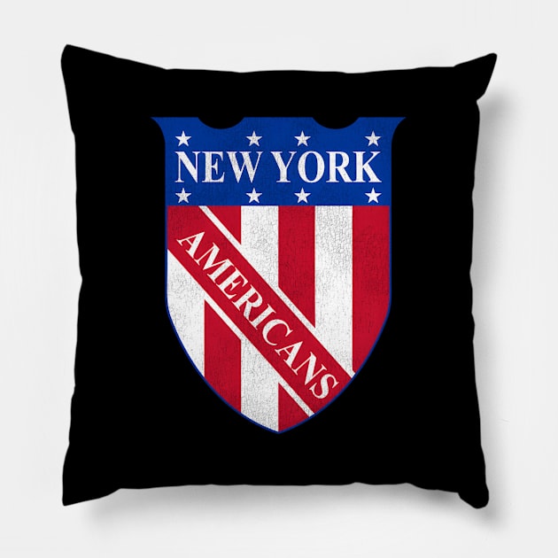 New York Americans Hockey Team Pillow by AlfieDreamy 