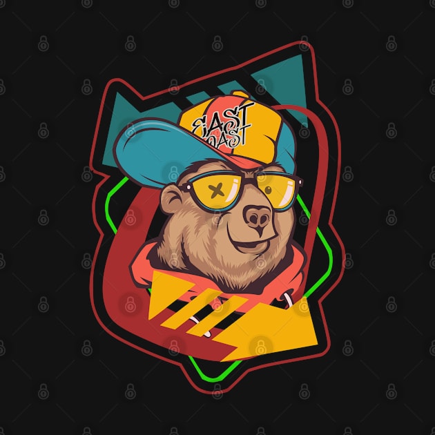 West Coast Bear Pinball style by SpaceWiz95