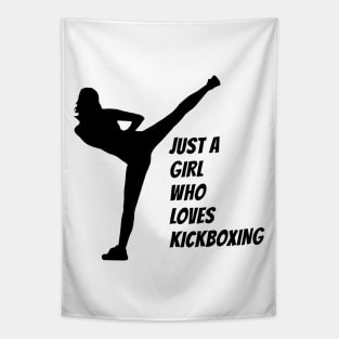 Girl Woman Kickboxer Muay Thai Tapestry